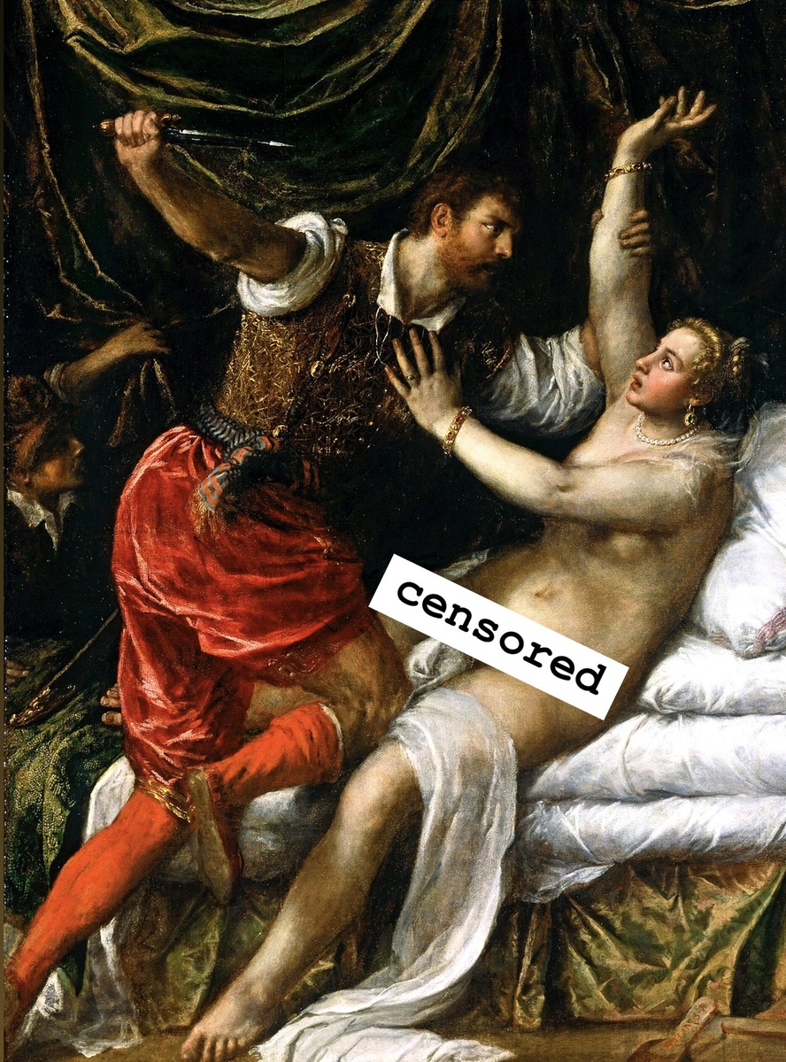 Тициан, "Тарквиний и Лукреция".