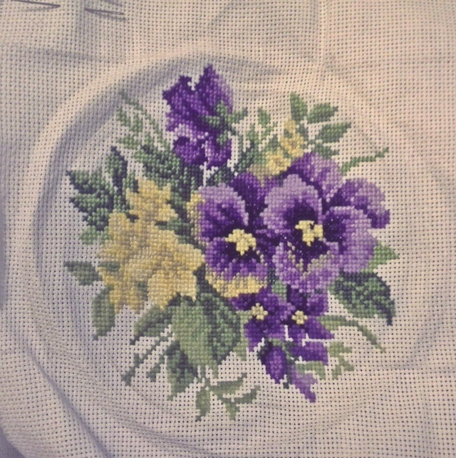 Моя самая первая вышивка.