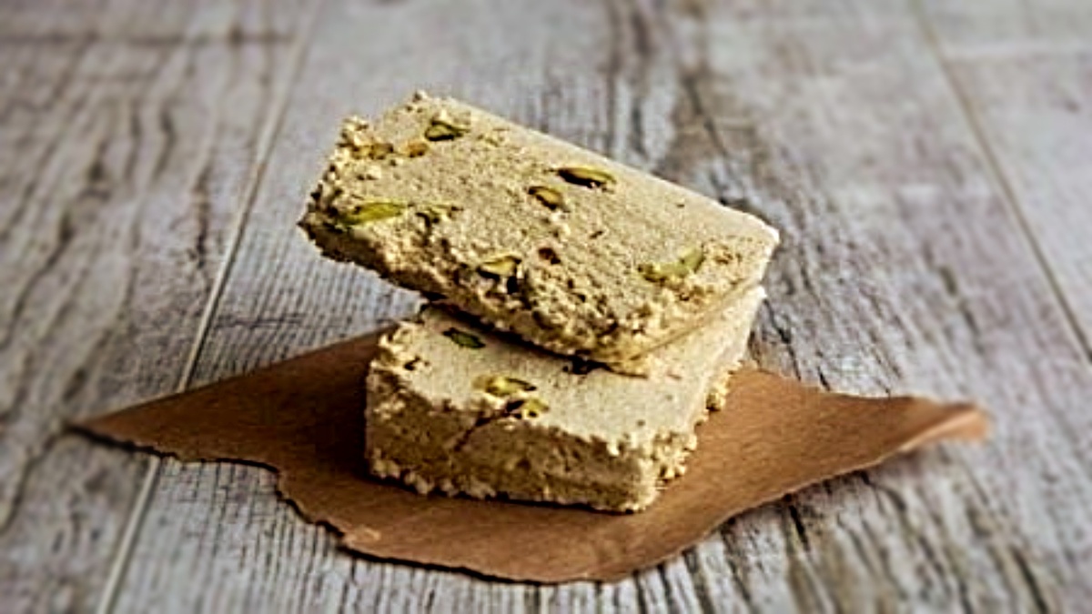 тесто из халвы и сыра для рыбалки