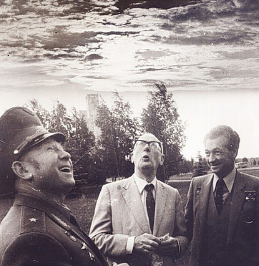 фото Б.И. Иванова/ Алексей Леонов, Артур Кларк, Виталий Севастьянов