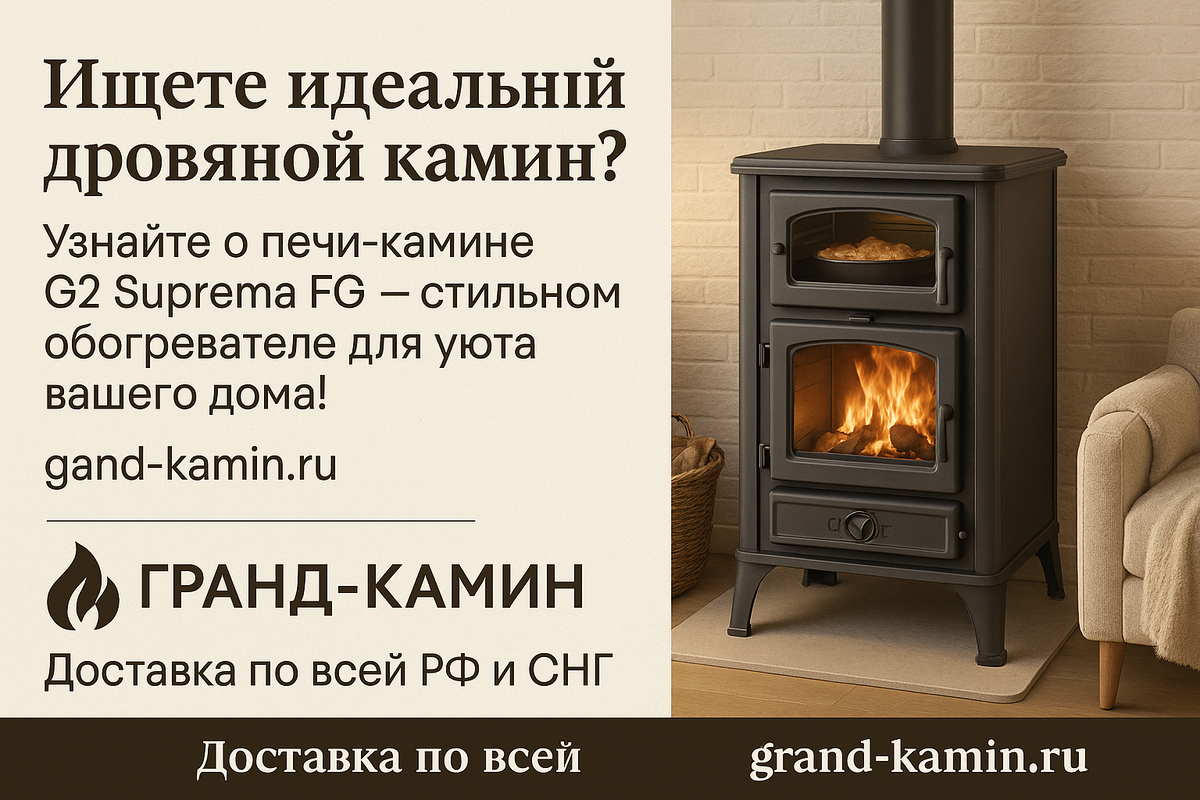    Печь-камин G2 Suprema FG: как создать уют и тепло в вашем доме всего за один шаг Kamin