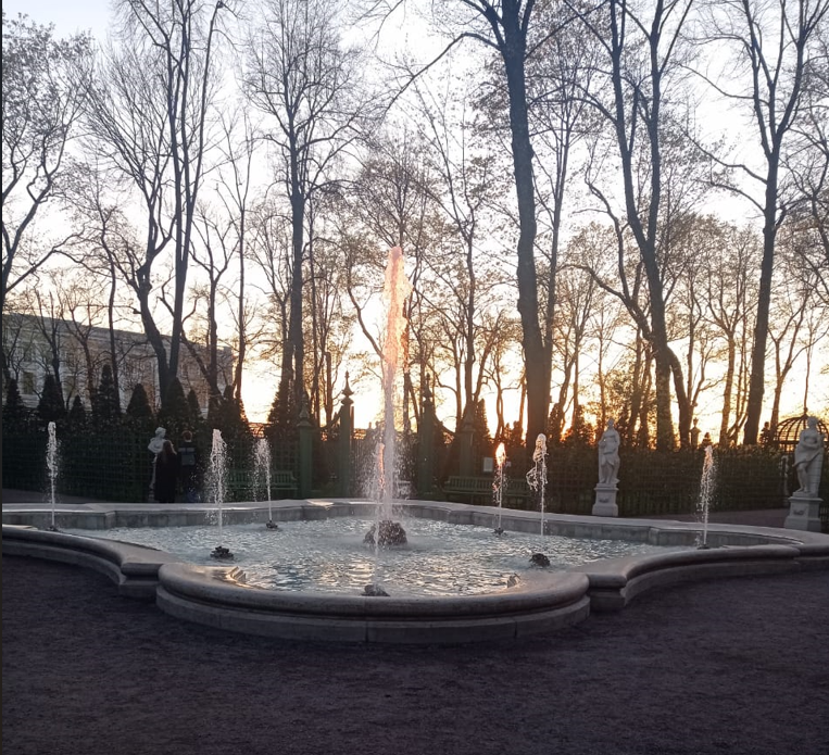 Фонтан в Летнем саду. Фото автора