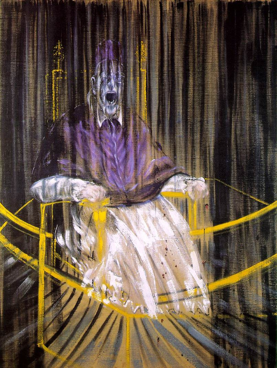Фрэнсис Бэкон, Этюд по портрету папы Иннокентия X работы Веласкеса, 1953