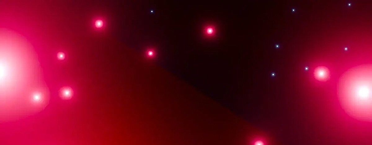 Компьютерная визуализация рассеяния электронов на границе раздела между горячим материалом с высокой плотностью энергии слева и более холодным материалом с высокой плотностью энергии справа. Фото: Thomas White  📷
