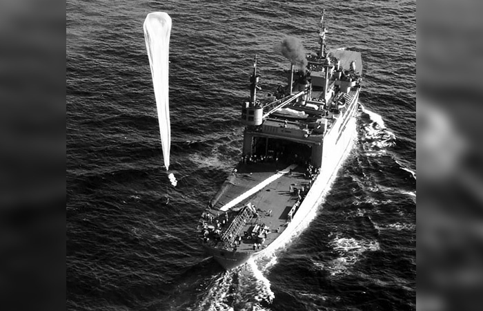 Аэростат Skyhook, 1949 год./ Фото: gw2ru.com