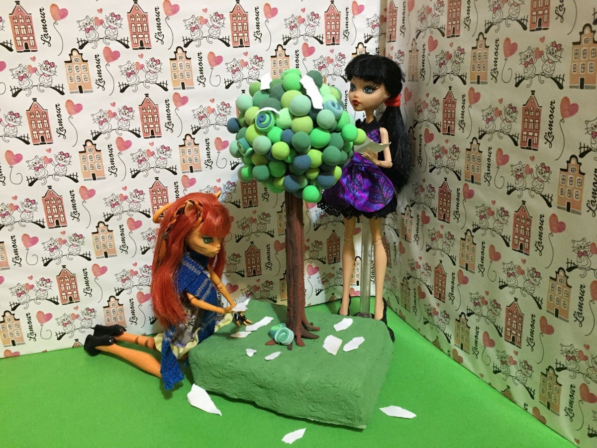 Хочется, чтобы в кукольном городке было чисто