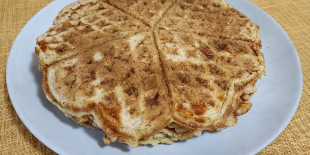 Вафли из кабачков в вафельнице