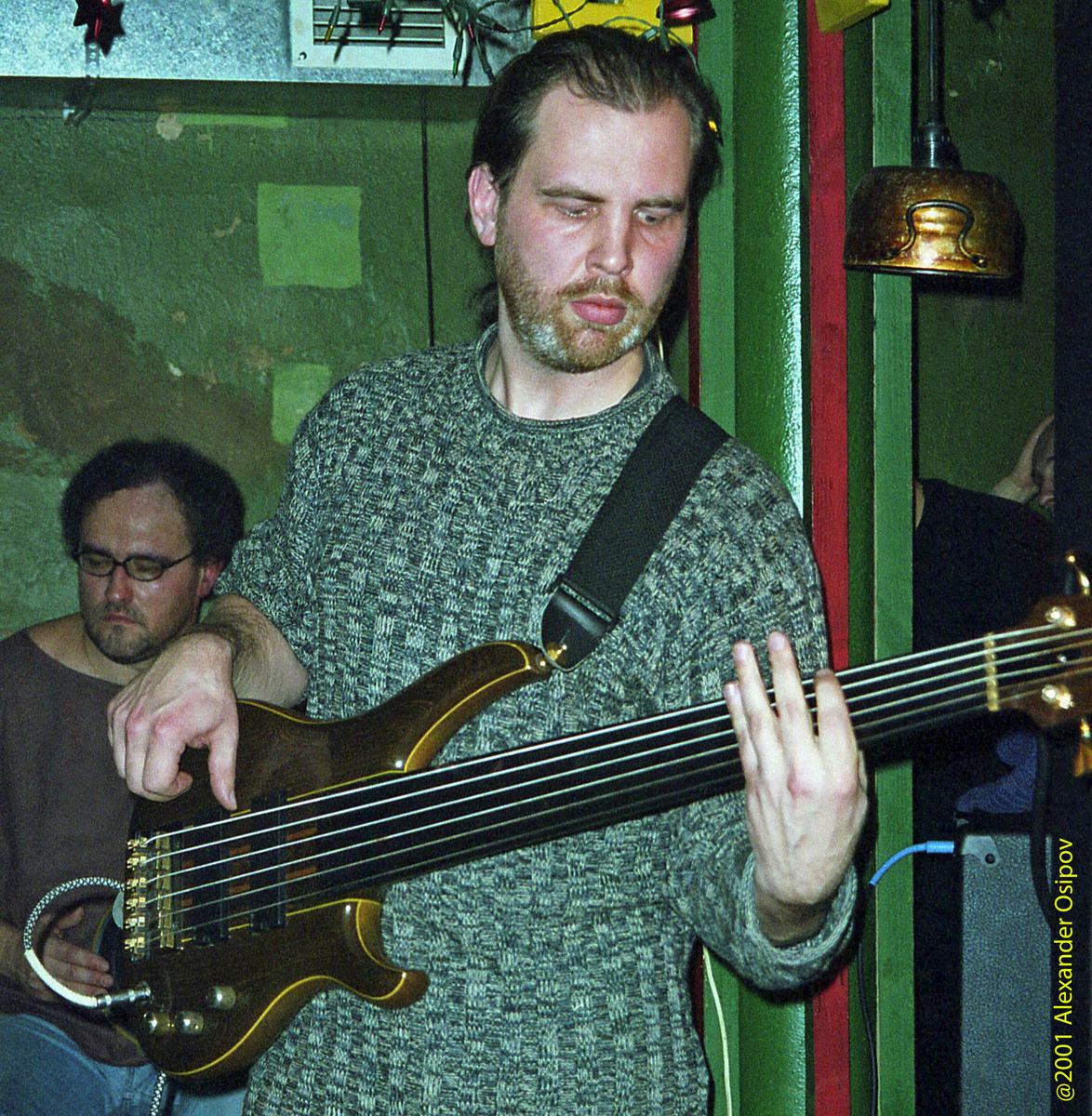 Сергей Калачев в составе группы Инны Желанной. Клуб «Китайский летчик Джао Да», 17 января 2001 г.