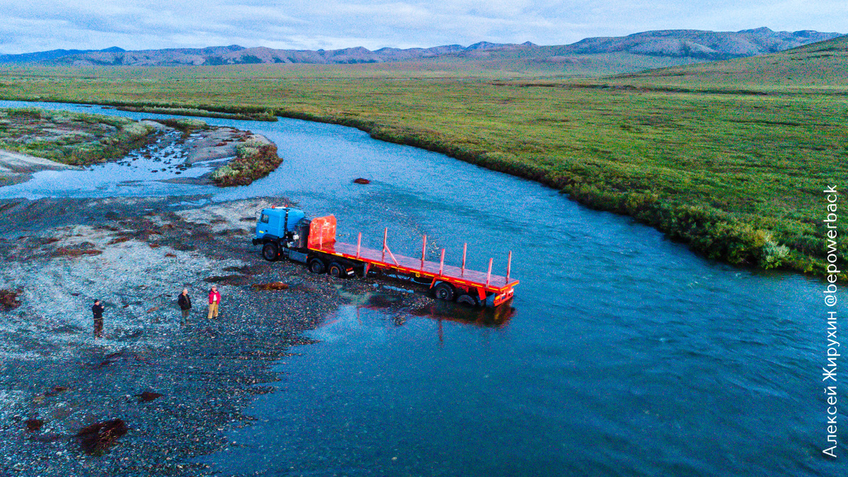 Переезд вброд глубиной до 2 метров