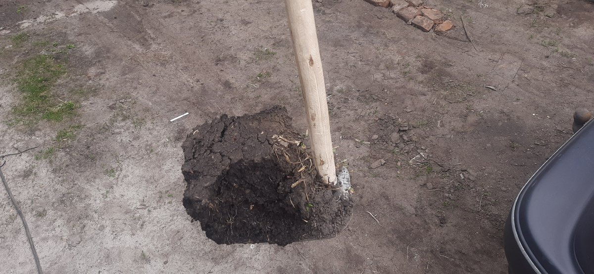 Пол ведра одним взмахом.