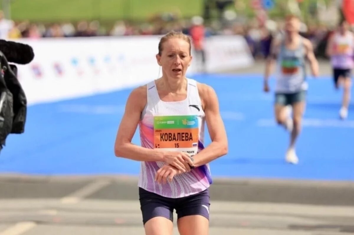    Марина Ковалёва из Омска стала чемпионкой страны по марафону