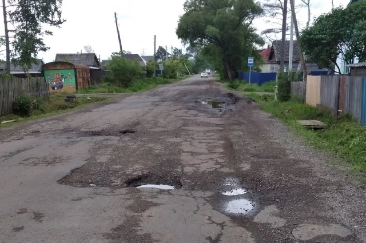    Следователи проверяют сигнал о разбитой дороге под Тюменью