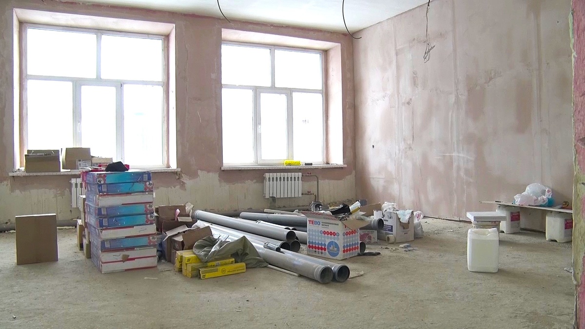    В Пионерском капитально ремонтируют школу