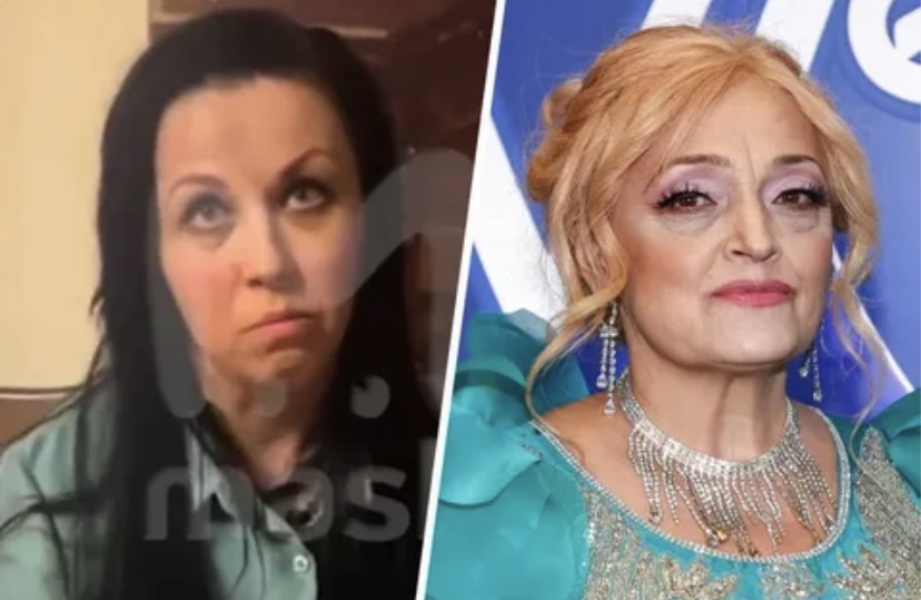 На фото: Надежда Кадышева и нападавшая девушка 