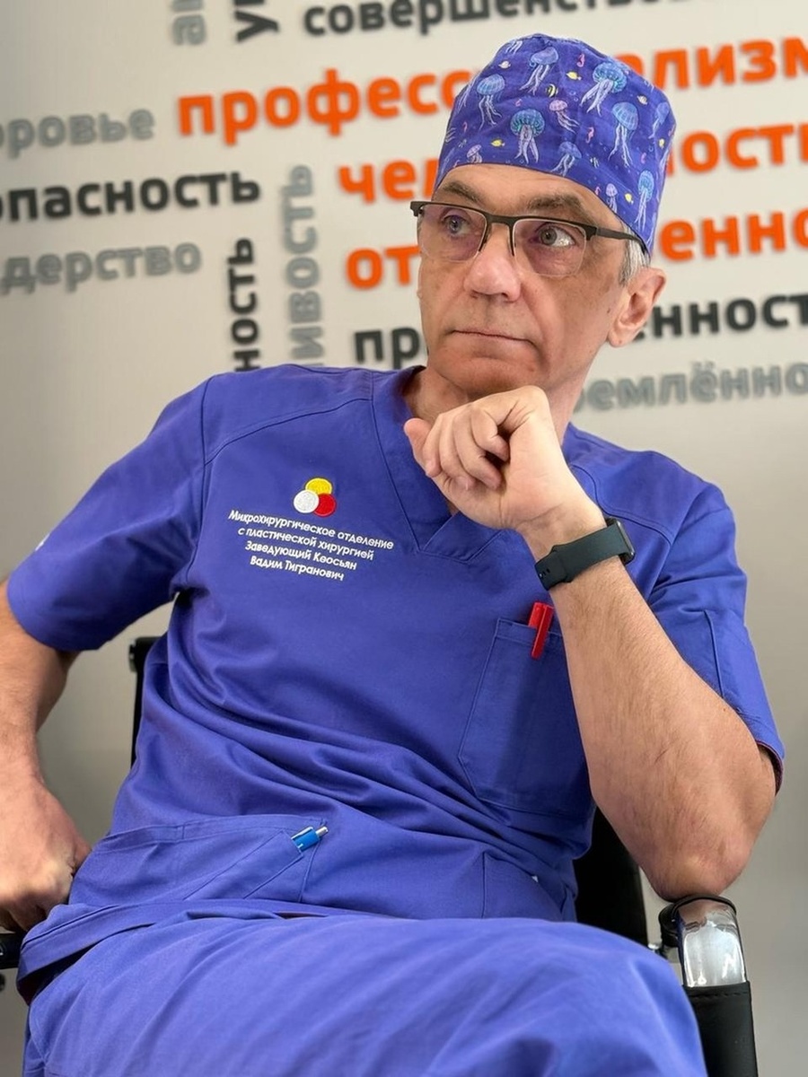 Доктор Вадим Кеосьян. Фото: Красноярская краевая больница