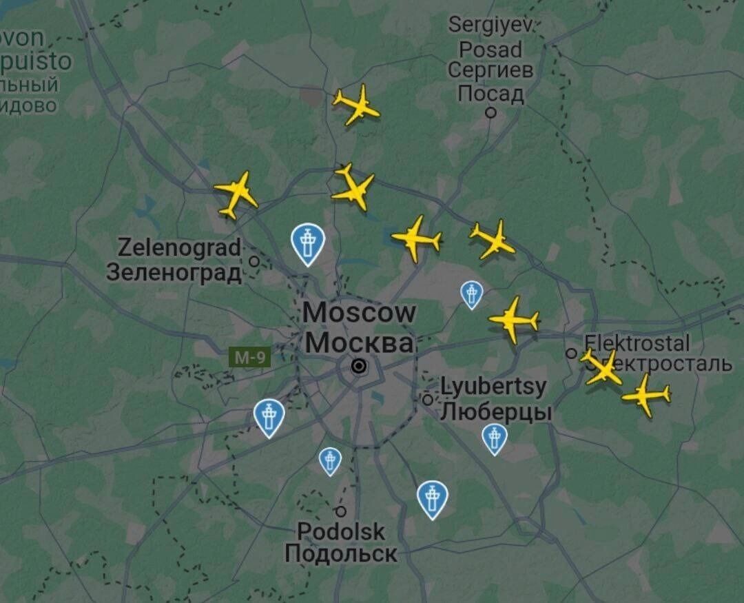 План «Ковер» в московском аэропорту Внуково. Фото: скриншот