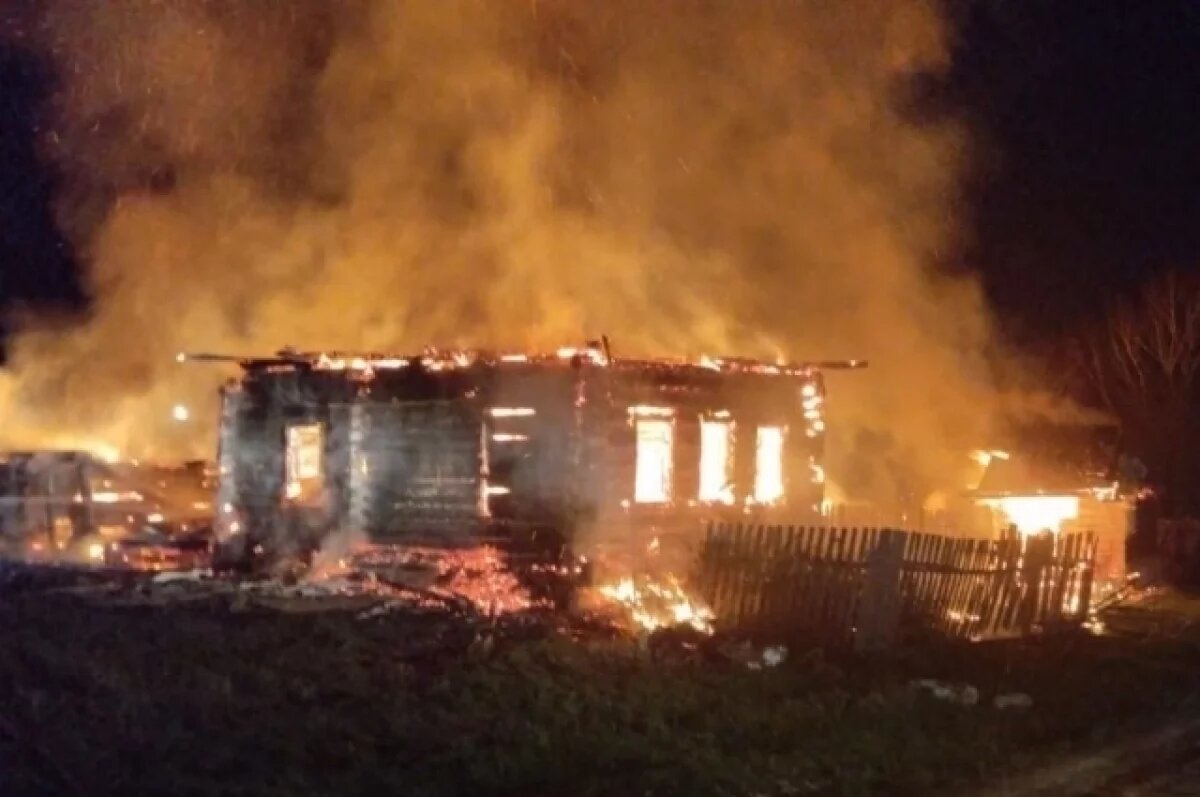    Женщина и мужчина погибли при пожаре в Башкирии