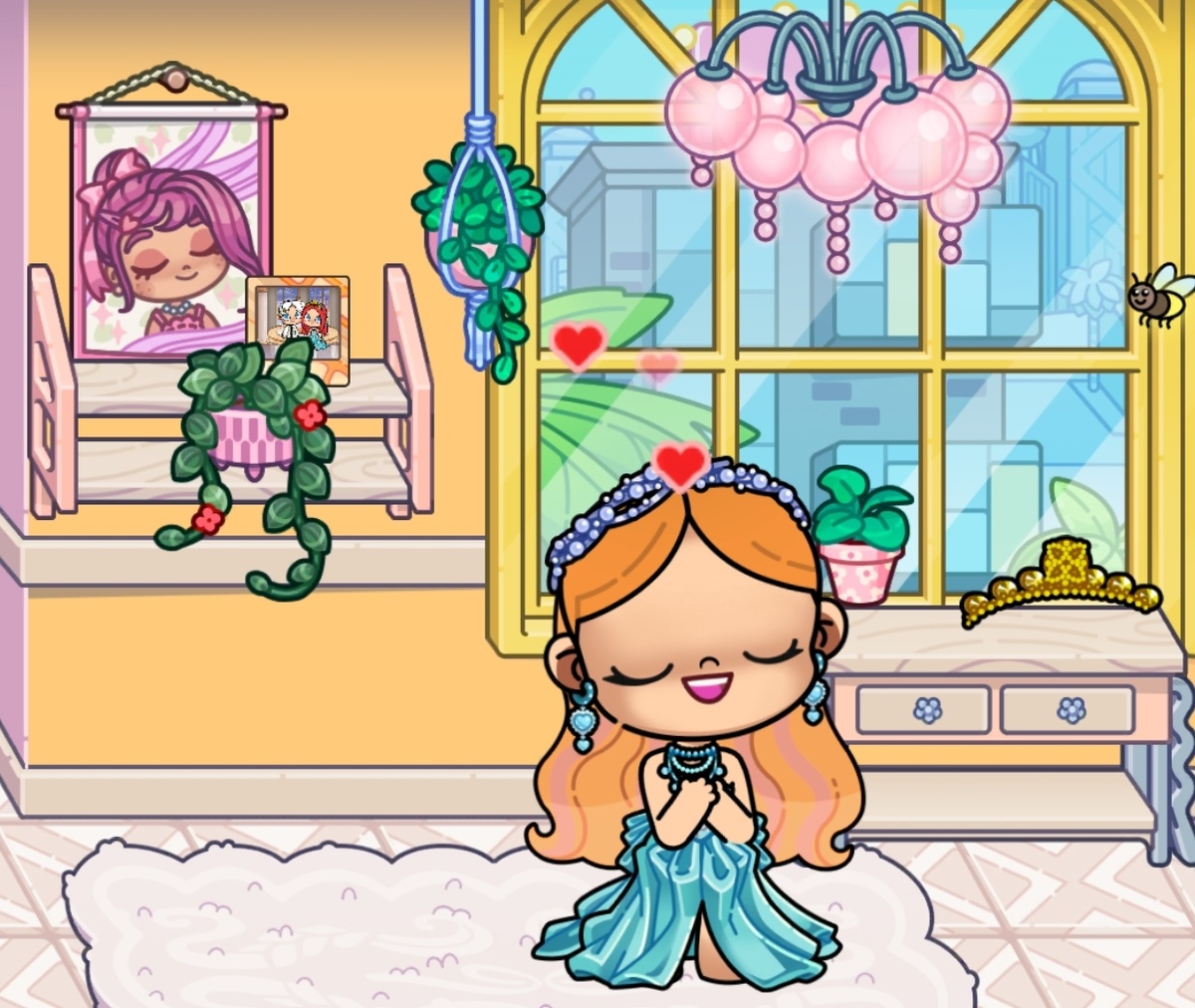 Лучезара в своей комнате