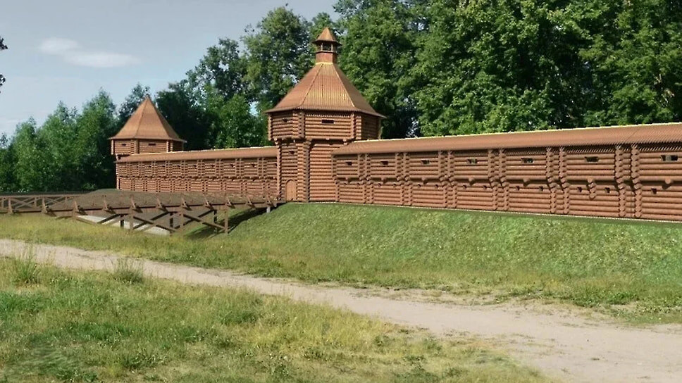Эскиз крепости на территории Угличского кремля.📷Фото: документы к проекту благоустройства Углича