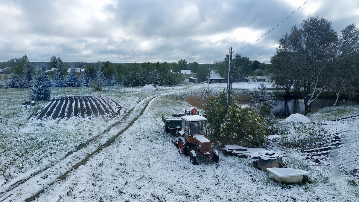 Снежный май в поместье