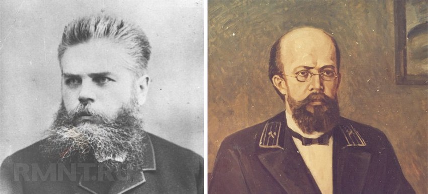 Слева: Николай Николаевич Бенардос. Справа: Николай Гаврилович Славянов