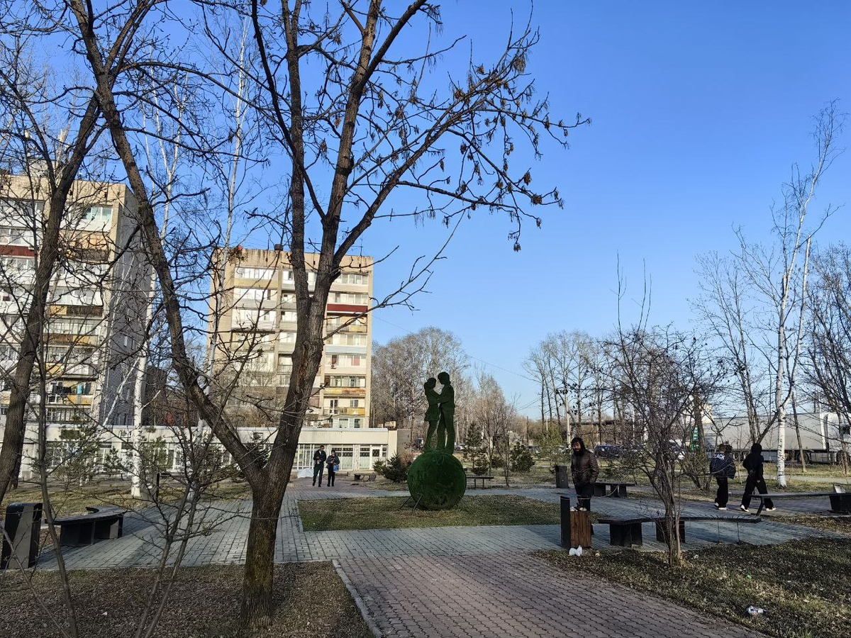 Отдаленный спальный район Хабаровска