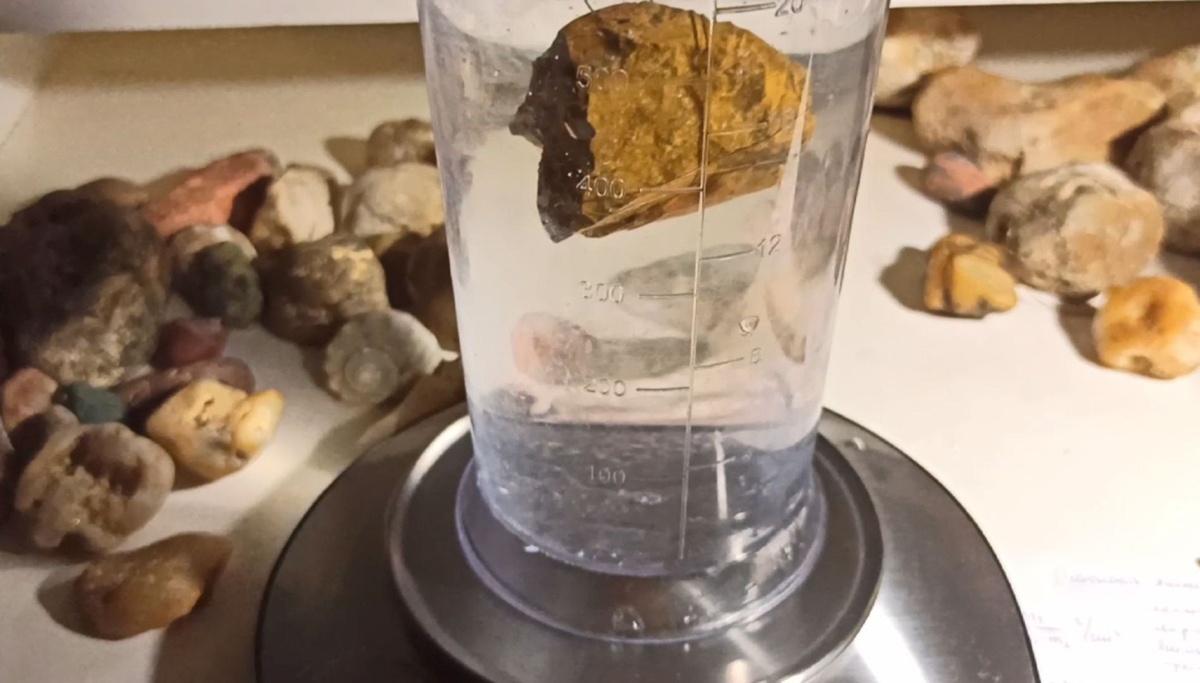 Измеряем плотность камня в домашних условиях