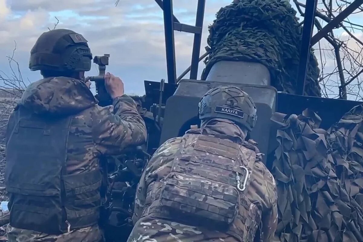    Российские десантники.