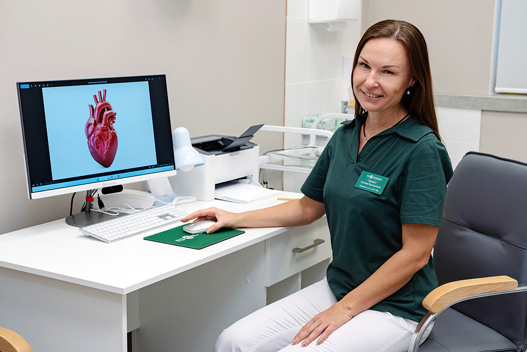 Врач-кардиолог, врач ультразвуковой и функциональной диагностики, кандидат медицинских наук Гуревич Оксана Васильевна