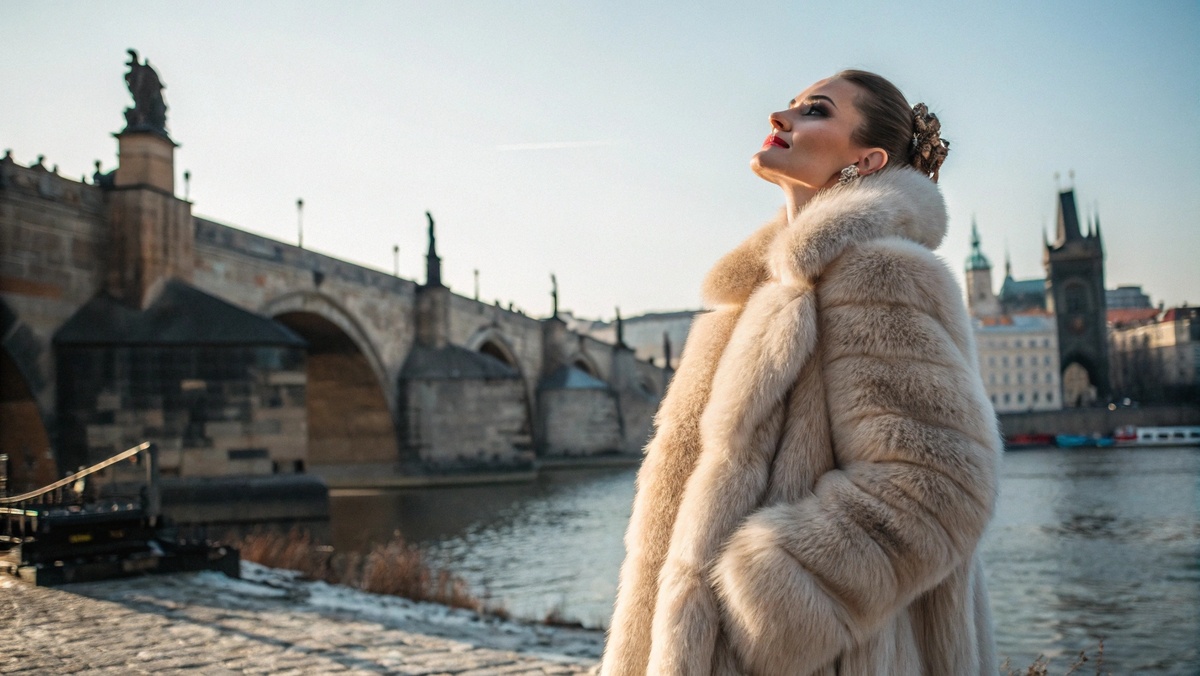 Выгуливаем пушистую подружку. 