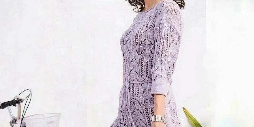 Вязаные платья, кстати, не только для весны. Довольно трудоёмко, но зато красиво