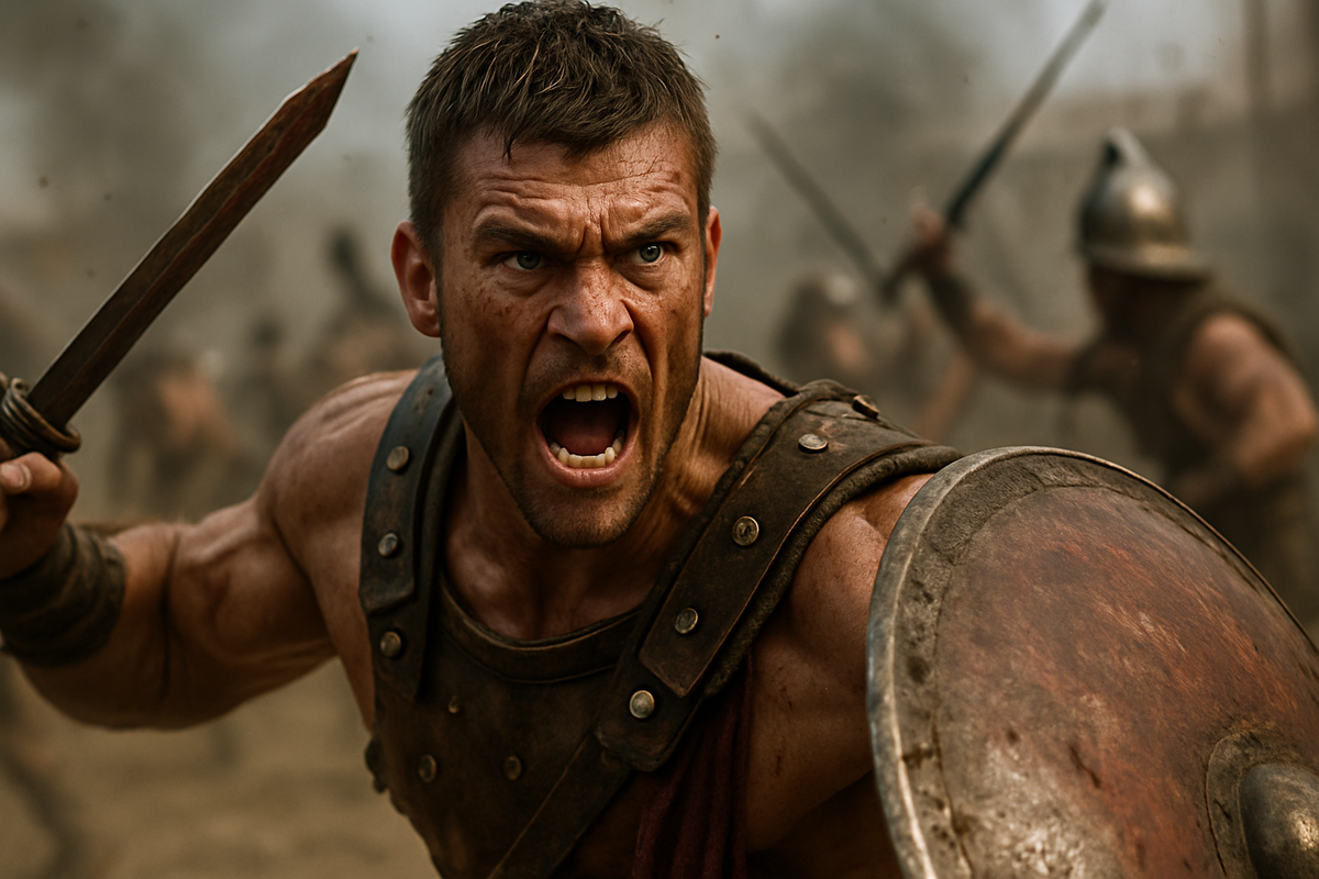 Спартак в представлении ИИ