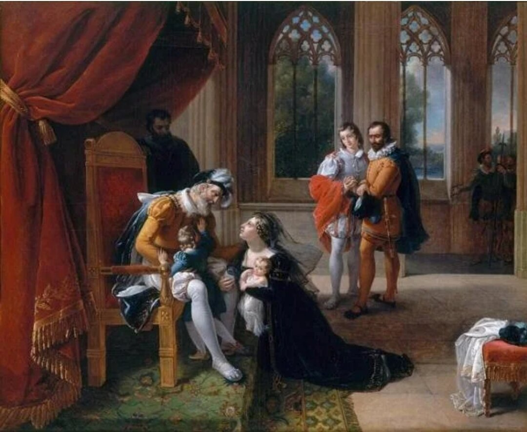 Инеш у ног короля Афонсо