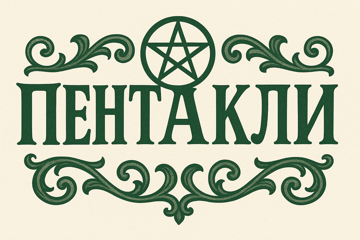 Пентакли надпись