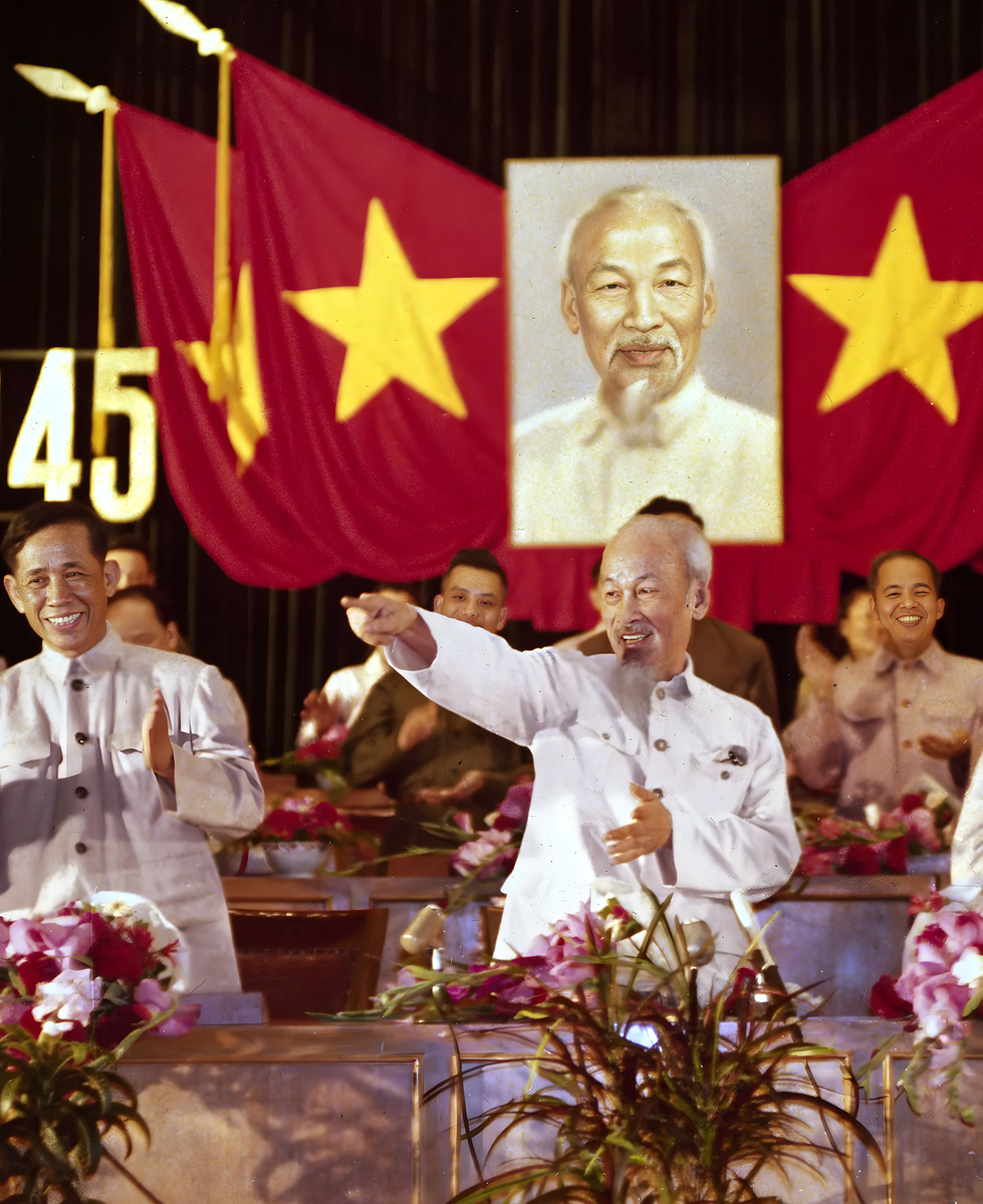 Хо Ши Мин выступает на массовом митинге в Ханое, 1966 г. Источник: Нью-Йорк Таймс, архивное изображение