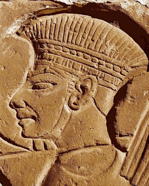 Филистимский воин. Луксорский храм, Египет.