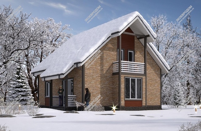 Проект "Аленсо": крыша из СИП-панелей рассчитана на значительную снеговую нагрузку