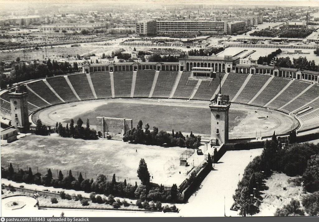 Стадион им. В.И.Ленина в Баку, где "Спартак" в 1986 году победил "Нефтчи"