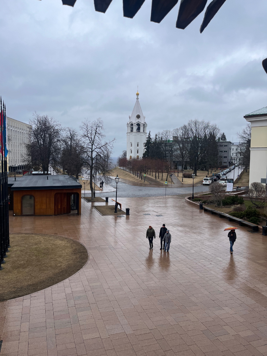 Начало маршрута по крепостной стене. 