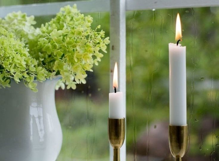 В весенний дождь...