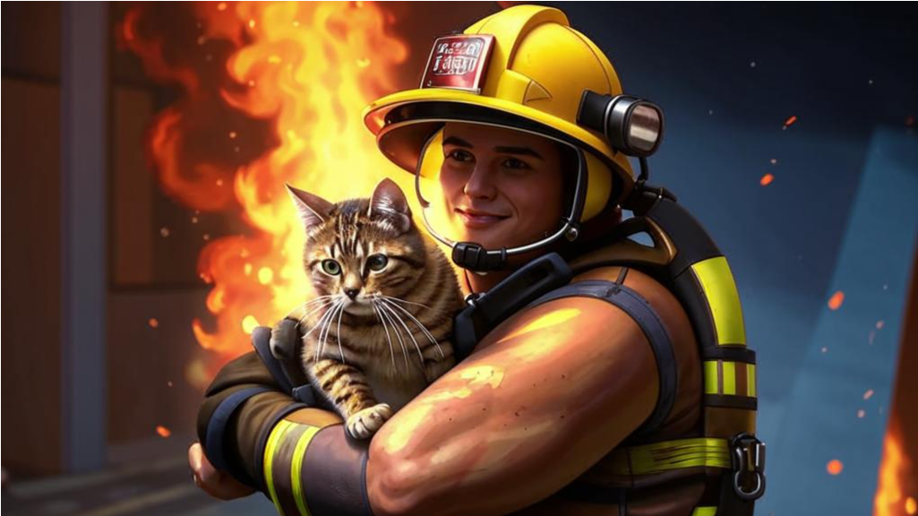 Ну а как? Как без котика?