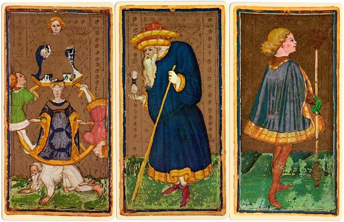 пример старинных карт Таро