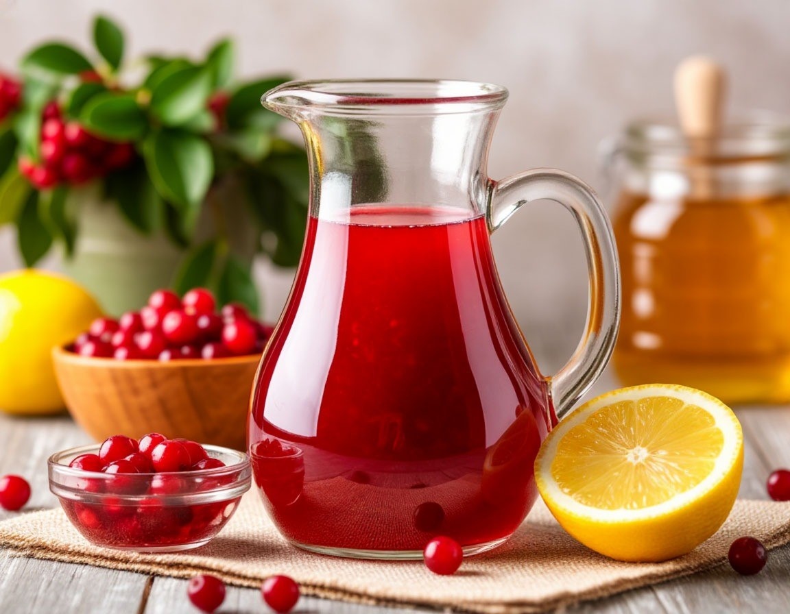 Брусничный морс