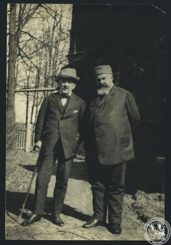 Фотография С.И. Танеева с М.И. Чайковским. 1914 г. РГАЛИ. Ф. 880. Оп.3.