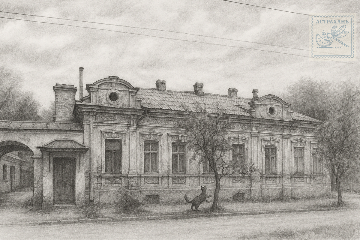 Наверное, когда-то этот красавец-дом выглядел так. Листайте вправо