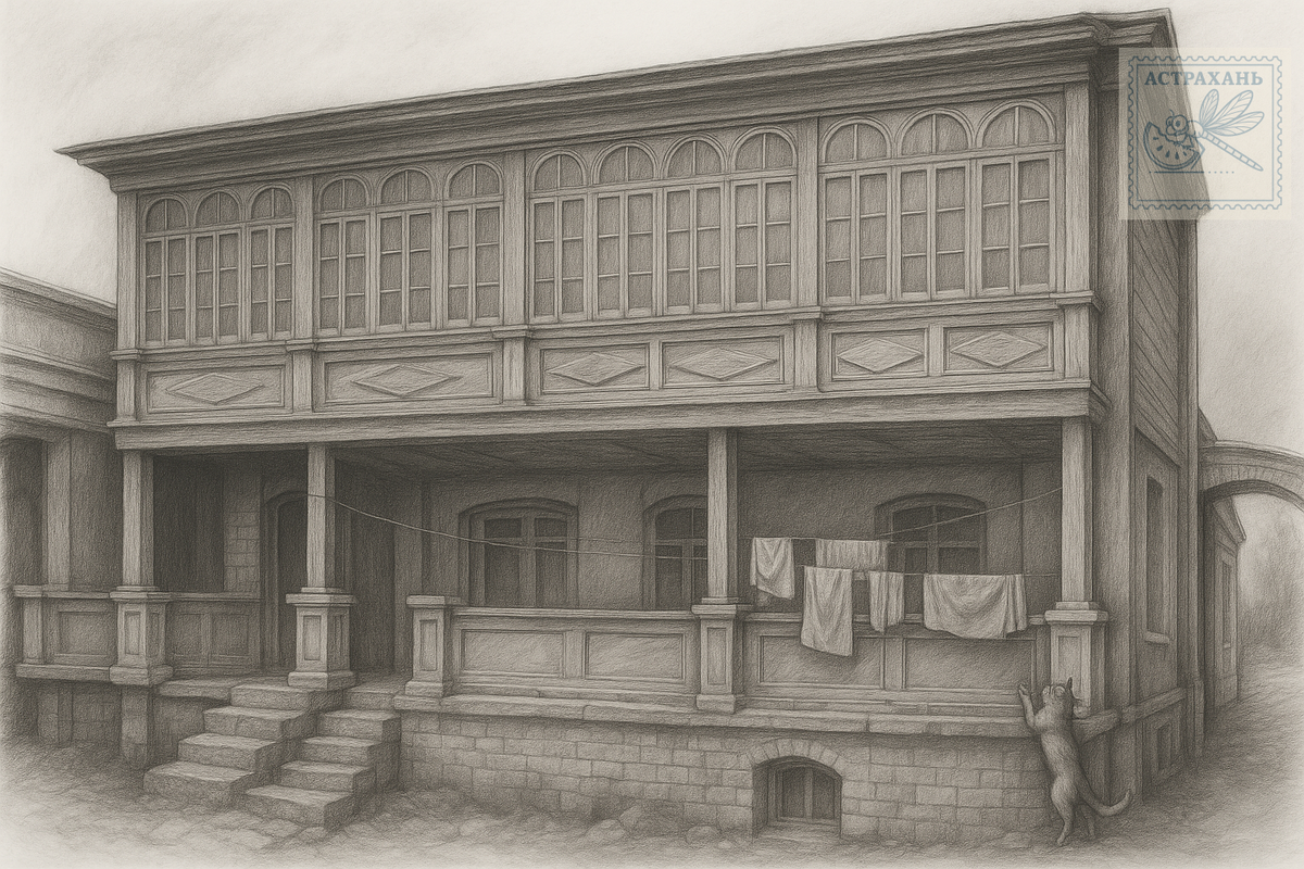 А таким я вижу новенький когда-то внутренний двор