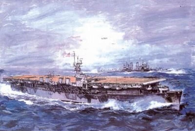 USS "Принстон" глазами художника