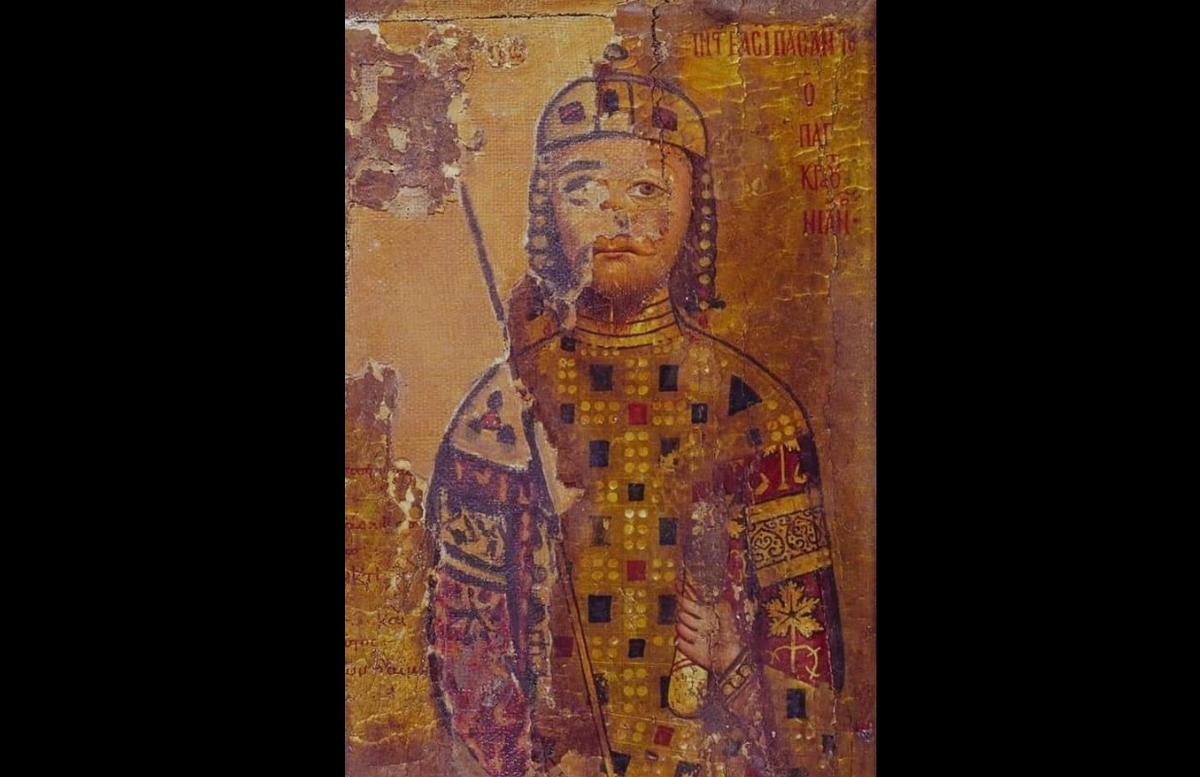 Давид Строитель на иконе XII-го свека