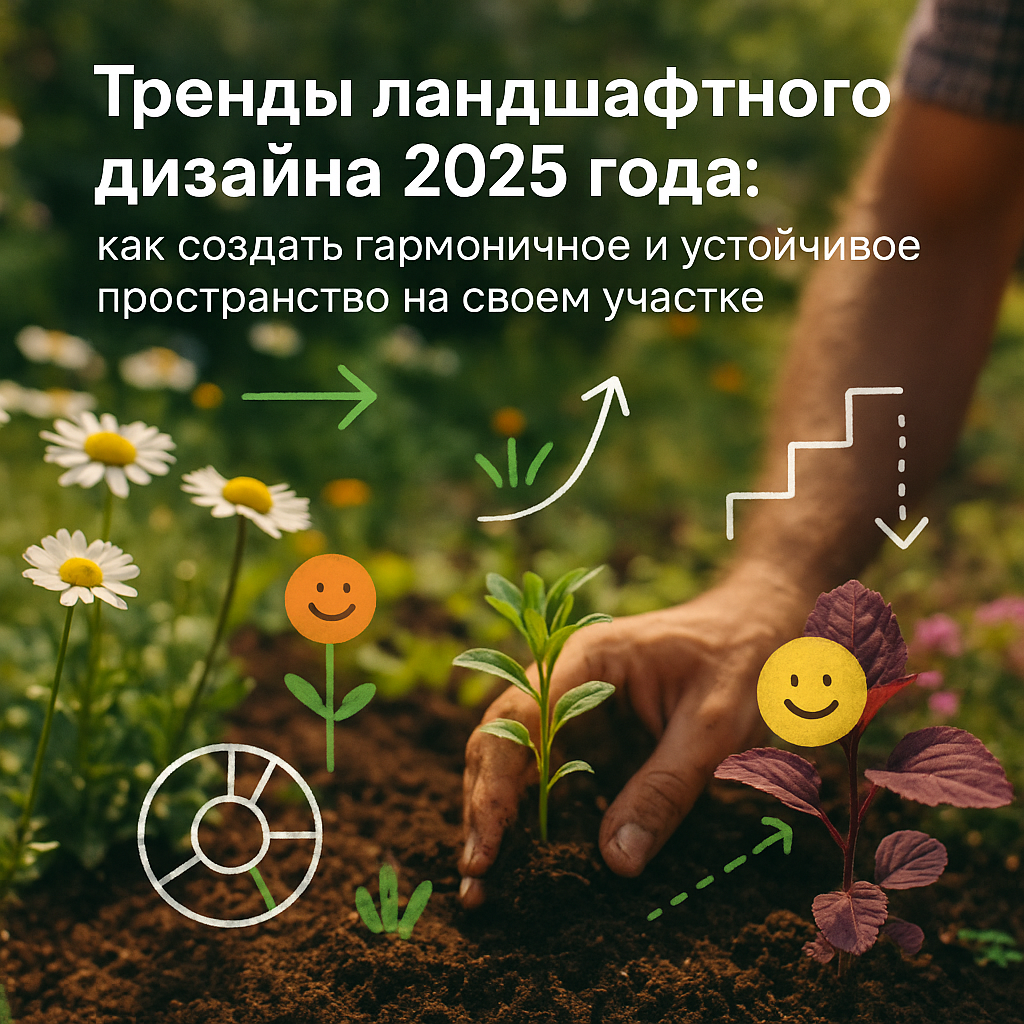    Тренды ландшафтного дизайна 2025 года: как создать гармоничное и устойчивое пространство на своем участке