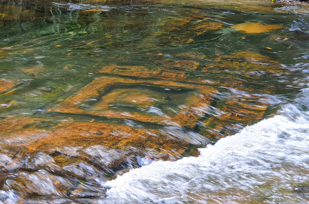 Барельефами выстлано все русло реки. То, что удалось развидеть нам..